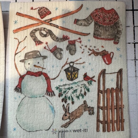 Wet-It! Swedish Treasures Dishcloth & Cleaning Cloth -Set of 2 - Picture 4 of 4